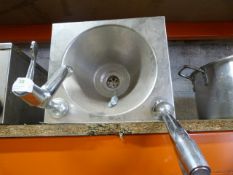 Small Sink Unit with Taps