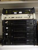 Four C Audio RA1000 Amp, Digidim 2 ES7932AS, and a Pickbloc VCU Show Controller