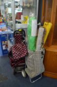 Two Shopping Trolleys and Contents