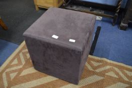*Brown Cube Stool