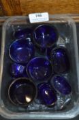 Blue Glass Salt Liners