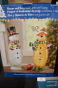 *Moose & Snowman with LED Lights