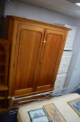 Pine Double Wardrobe (back missing)