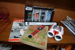 Star War Shot Glasses, Lego Watch, Budweiser Binoculars, etc.