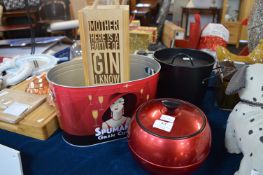 Ice Buckets and a Gin Box