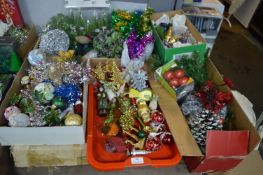 Christmas Decorations, 4ft Colorado Tree, etc.