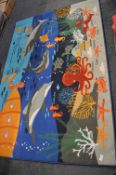 *Child's Nursery Rug Depicting Underwater Scene