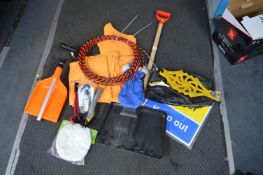Snow Shovel, Tyre Snow Chain, Ice Scraper Gloves,