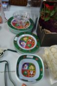 Melamine Christmas Plates and Bowls