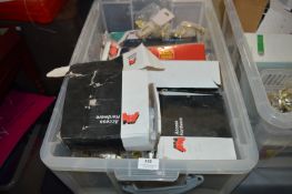 Large Storage Tub of Locksmiths Spares; Locks, Door Handles, etc.