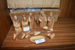 Small Wooden Nativity Scene