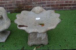 Bird Bath in the form of a Shell