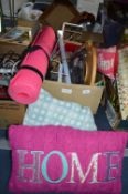 Household Goods; Cushions, Throws, Draft Excluders
