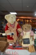 Christmas Bear and Mrs Shopping Bear