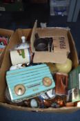 Household Goods; Pottery, Biscuit Barrels, Radios,