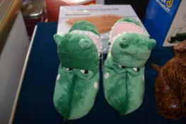 Pair of Children's Crocodile Slippers