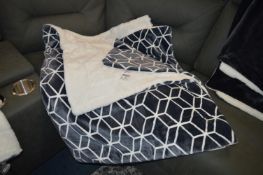 *Life Comfort Grey Plush Throw