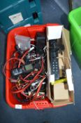 Box of Electrical Items, Cables, etc.