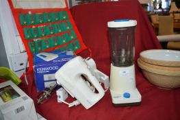 Kenwood Blender and a a Kenwood Mixer