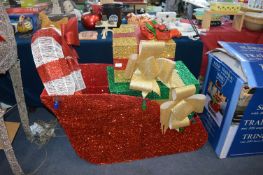 *200 LED Light Christmas Sleigh (no runners)