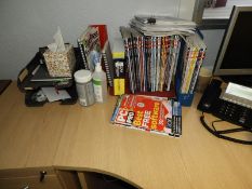 *Assorted PC Magazines, Office Sundries, etc.