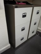 *Three Drawer Foolscap Filing Cabinet (coffee & cream)