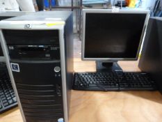 *Acer Monitor, HP Computer Tower, and Keyboard