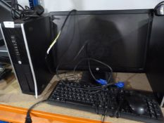 *HP Desktop Computer with Monitor, Keyboard and Mouse