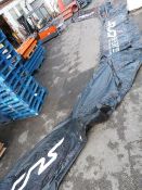 *~12m Black Inflatable Arch with Removable Stickers