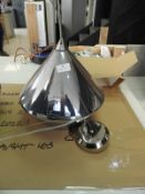 *Contemporary Chrome Ceiling Light