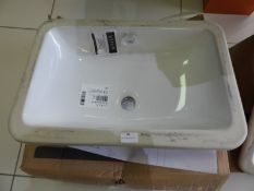 *Vitra Underslung Ceramic Wash Hand Basin