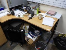 *Workstation with Lefthand Return