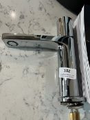 *Monobloc Chrome Mixer Tap - Chrome Finish