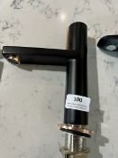 *Monobloc Mixer Tap in Black & Gold Finish