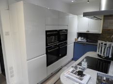 *Range of High Gloss White Kitchen Wall Units ~2400mm long