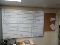 *Whiteboard and a Corkboard