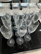 *Fourteen Champagne Flutes