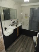 *Bathroom Display: Fitted Cabinets, WC and Shower Bath