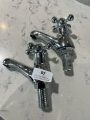 *Pair of Chrome Taps