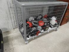 *Jordan Boxing Equipment Hook and Jab Pads and Gloves in Mobile Storage Container