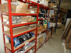 *Three Bays of Boltless Racking and Contents to In