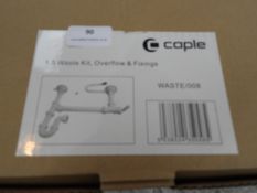 *Caple Waste/008 1.5 Waste Kit Overflow & Fittings