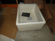 *Caple White Belfast Sink 600x400mm