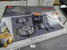 *Caple C744G Gas on Glass Hob