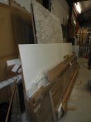 *Large Quantity of Cut and Full Sheets, Eight Worktops and Breakfast Bars Including Solid Wood