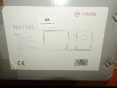 *Caple NA150L 1.5 Bowl Sink with Draining Board (s