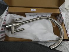 *Caple Brushed Nickle swan Neck Tap