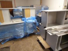 *Oslo Dove Grey Fitted Kitchen Dismantled approx 10 Pallets - Collection Hull