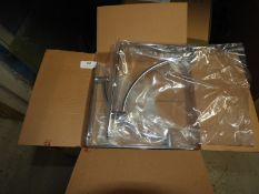 *Pair of Hafele Stainless Steel 90° Wall Brackets