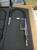 *1810 Swan Neck Kitchen Tap with Flexi Hose (chrom